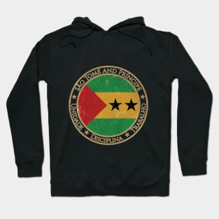 Vintage Democratic Republic of Sao Tome and Príncipe Africa African Flag Hoodie